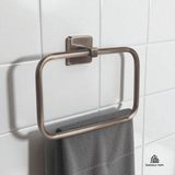 İSAOĞLU YAPI Antik Gold Banyo Havluluk Kare Modern Tasarım Pirinç Malzeme Eskitme Gold Havluluk