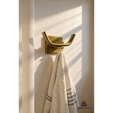 İsaoğlu Yapı Antik Gold Bornozluk Eskitme Askılık Pirinç Premium Paslanmaz Banyo Askılık Altın