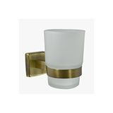 İsaoğlu Yapı Antik Gold Diş Fırçalık Premium Pirinç Malzeme Eskitme Gold Banyo Diş Fırçalık Altın