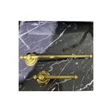 İsaoğlu Yapı Antik Gold Havluluk Ve Tuvalet Kağıtlığı Vintage Tasarım Komple Pirinç Havluluk Ve Kağıtlık Mat Gold Altın