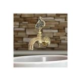 İSAOĞLU YAPI Antik Gold Kurna Musluk, Vintage Tasarım, Osmanlı Hamam, Pirinç, Eskitme