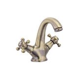 İsaoğlu Yapı Antik Gold Lavabo Armatür Klasik Vintage Koç Banyo Musluğu Altın
