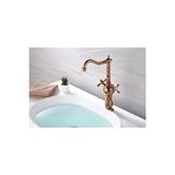 İsaoğlu Yapı Bakır Çanak Lavabo Bataryası Bronz Lavabo Muslugu Vintage Model Çanak Lavabo Bataryası Altın