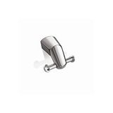 İsaoğlu Yapı Banyo Bornozluk İkili Askılık Gümüş Banyo Havluluğu Silver Gümüş Renk