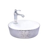 İSAOĞLU YAPI Çanak Lavabo, Beyaz, Yuvarlak, Seramik, 43x43 cm