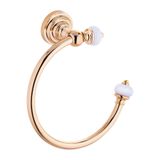 İSAOĞLU YAPI Gold Banyo Havluluğu Vintage Havluluk Komple Pirinç Gold Havluluk