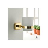 İsaoğlu Yapı Gold Diş Fırçalık Etejerli Gold Premium Banyo Diş Fırçalık Pirinç Malzeme Altın