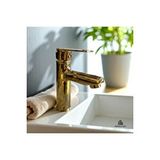 İsaoğlu Yapı Gold Lavabo Bataryası Gold Lavabo Armatür Pirinç Malzeme Gold Musluk Altın