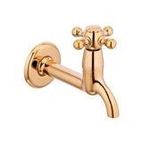 İsaoğlu Yapı Gold Musluk Wc Musluğu Duvardan Gold Musluk Pirinç Gold Renk Altın