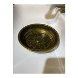 İSAOĞLU YAPI Hamam Tası Antik Kurna Tası İşlemeli Motifli Eskitme Hamam Tası