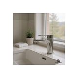 İsaoğlu Yapı Krom Lavabo Bataryası Pirinç Banyo Lavabo Armatür Gümüş