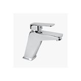 İsaoğlu Yapı Lavabo Bataryası Kare Modern Tasarım Banyo Musluk 5 Yıl Garantili Armatür Gümüş