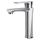 İsaoğlu Yapı Lavabo Bataryası Kare Tasarım Lavabo Musluğu 5 Yıl Garantili Pirinç Gümüş