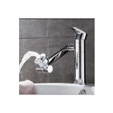 İSAOĞLU YAPI Lavabo Bataryası Robotik Banyo Musluğu 360 Derece Hareketli Batarya Tazzik Ayarlı
