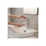 İSAOĞLU YAPI Lavabo Bataryası Yüksek Model, Tulipa Serisi, Pirinç Malzeme, Gümüş