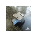 İSAOĞLU YAPI Yer Sifonu 10*10 Bütün Banyolara Uyumlu Yer Süzgeci Estetik Modern Tasarım Banyo Gideri