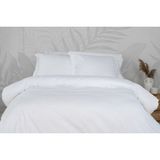 İşbir Yatak Milano Shine Beyaz (240 Tc) Jakarlı Pamuk Saten Çift Kişilik Nevresim Takımı - 200 x 220 cm