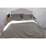 İşbir Yatak Milano Shine Haki (240 Tc) Jakarlı Pamuk Saten King Size Nevresim Takımı - 240 x 220 cm