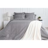 İşbir Yatak Monaco Heritage Antrasit (240 Tc) Jakarlı Pamuk Saten Çift Kişilik Nevresim Takımı - 200 x 220 cm