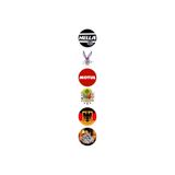 İŞCAN MOTOR ÇOKLU HOLOGRAM LOGO 5cm 6 ADET ARABA ÖN CAM STİCKER MOTOR, BİSİKLET STİCKER ETİKET M-2
