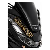İŞCAN MOTOR Honda Pcx İçin Gold Renk Kelime-i Tevhid Sticker Etiket 30cm Pcx Sticker