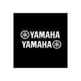 İŞCAN MOTOR Yamaha Yazi Sticker Logolu 2 Adet 21x5cm Beyaz