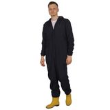 İşçi Tulumu Balıkçı Çiftçi Bahçıvan Kuaför Laboratuvar Sıvı İtici Terletmez Kumaş Unisex, Lacivert, L