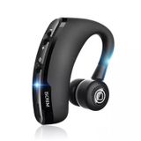 ISCREM Bluetooth kulaklık, kablosuz iş, tek kulaklık, kulak içi ses yanıtı, kamyon şoförü, sürüş için, koşu için, 10 saat pil, gürültü önleme, siyah V9