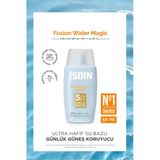 ISDIN Fotoprotector Fusion Water Magic Spf50 50 ml Su Bazlı Ve Iz Bırakmayan Yüz Güneş Kremi