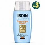 Isdin Photoprotector Water Magic SPF50 3x50 ml Güneş Koruyucu