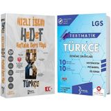 Isem 8.Sinif Turkce Hedef Haftalik Ders Foyu Ve Bilincsel Deneme Seti 2 Kitap