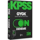 İSEM Yayıncılık 2024 KPSS Genel Yetenek Genel Kültür 10 Deneme Mesleki Hazırlık Sınavı