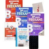 İSEM Yayıncılık 8.sınıf 3f Serisi Frekans Ders Işleme Föyü 3'lü Set+Ankara ve Günay Yayınları Deneme+Çanta Süsü+Vantuz