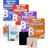 İSEM Yayıncılık 8.sınıf 3f Serisi Frekans Ders Işleme Föyü 4'lü Set+Günay ve Ankara Yayınları Deneme+Çanta Süsü+Vantuz
