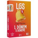 İSEM Yayıncılık 8. Sınıf LGS Farklı Tüm Dersler 1. Dönem 5 Deneme