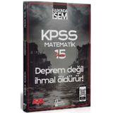 İsem Yayıncılık SÜPER FİYAT - İsem 2025 KPSS Matematik Aşina 15 Deneme Çözümlü İsem Yayınları