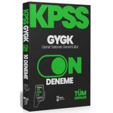 İsem Yayınları SÜPER FİYAT - İsem 2025 KPSS Genel Yetenek Genel Kültür 10 Deneme Dijital Çözümlü İsem Yayınları
