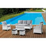 İserdi Garden Iserdi Garden Izmir Rattan Bahçe Balkon Koltuk Takımı 3+1+1+Masa+2Puf