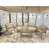 İserdi Garden Iserdi Rattan Koltuk Takımı 3+1+1+Masa - Cappuccino - Bej