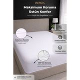 Isessia Aquasoft Fitted Su Geçirmez Yatak Koruyucu Alez | Full Kenar | Tek Çift Battal Bebek Çocuk - 60 x 120 cm