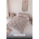 Isessia Lüks Wellsoft Çift Taraflı Yumuşak 4 Mevsim Yorgan Seti | Yorgan | Uyku Seti | Çeyiz 195 x 215cm