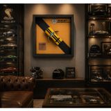 ISFMARKT-3D Model Araba Çerçevesi Ofis Ev Duvar Dekoru Premium Shadow Box Tablo 25X25 Derin Çerçeveli OFİS I SALON