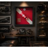 ISFMARKT-Shadow Box Tablo | 3D Diecast Kırmızı Araba Tablosu | Koleksiyon Çerçevesi | Otomobil Tutkunlarına Hediye | Duvar Dekoru