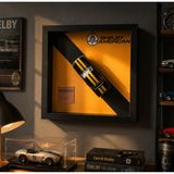 ISFMARKT-Shadow Box Tablo | 3D Diecast Siyah Araba Tablosu | Koleksiyon Çerçevesi | Otomobil Tutkunlarına Hediye | Duvar Dekoru
