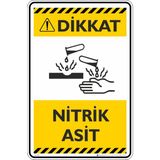 İsg Tabelam 25X35CM/KOMPOZIT/DIKKAT!NITRIK Asit