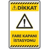 İsg Tabelam 25X35CM/KOMPOZIT/FARE Kapanı Istasyonu - 25 x 35 cm - Kompozit Levha