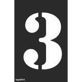 İsg Tabelam 3 Rakamı Boyama Şablonu Set 2/9x15cm/kompozit