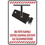 İsg Tabelam 35x50cm/dekota/Bu Site Kapalı Devre Kamera Sistemi Ile Izlenmektedir/v1