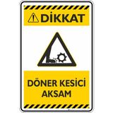 İsg Tabelam 35X50CM/DEKOTA/DÖNER Kesici Aksam - 35 x 50 cm - Dekota Levha