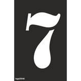 İsg Tabelam 7 Rakamı Boyama Şablonu Set 2/16x25cm/kompozit
